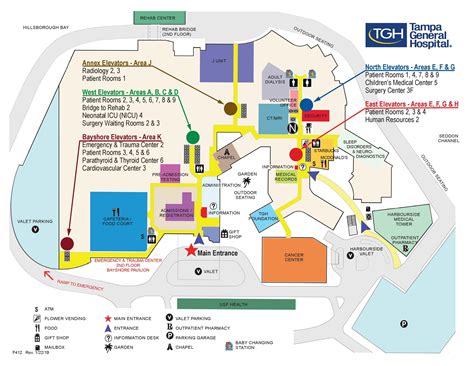 Campus Map | Tampa General Hospital | Campus map, General hospital, Campus