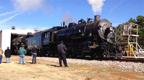 Texas State Railroad Museum's Texas Pacific 2-10-4 #610 Being Pulled ...