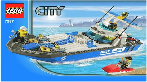 LEGO 7287 Police Boat City Police (Instruction booklet) - YouTube