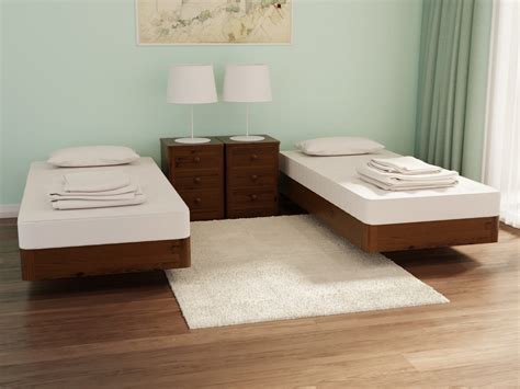 Zip n Link Pair - Kyoto Floating Beds - Taurus Beds