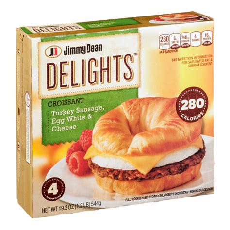 Jimmy Dean® Delights™ Croissant Sandwiches Turkey Sausage, Egg White ...