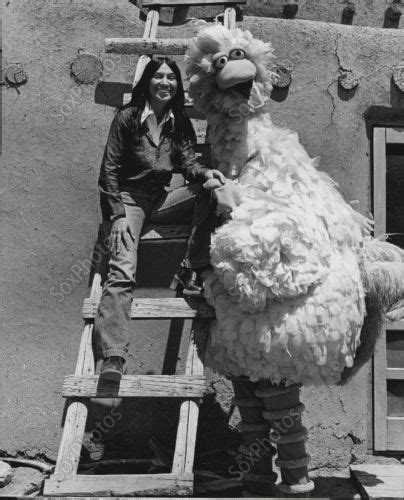 Buffy Sainte-Marie & Big Bird on Sesame Street, Visiting New Mexico (x ...