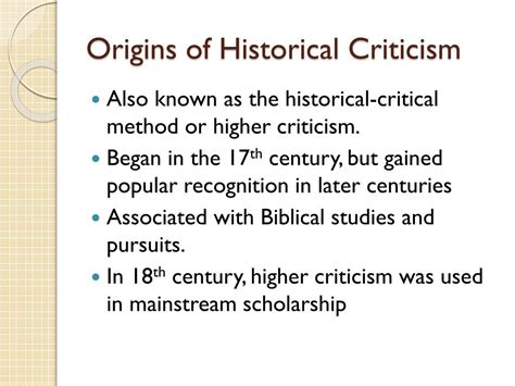 PPT - Historical Criticism New Historicism, Cultural Studies (1980s ...