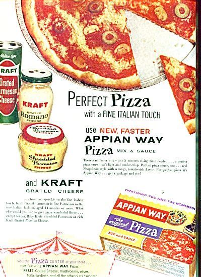 Appian Way Pizza Kit 1960! | 1960s food, Retro recipes, Food