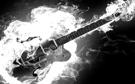 Guitar On Fire Wallpapers - Wallpaper Cave