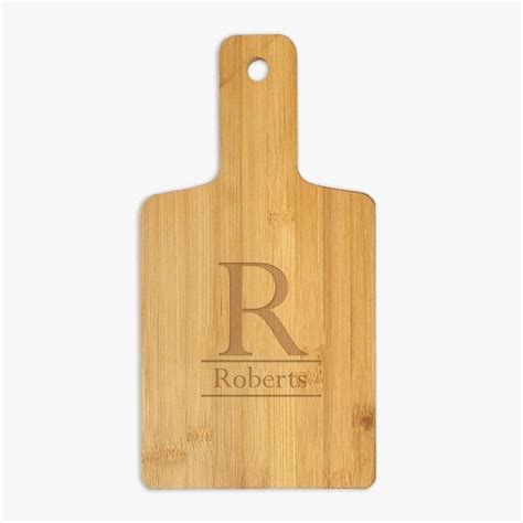 Personalized Bamboo Serving Board | Multiple Custom Engraved Designs ...