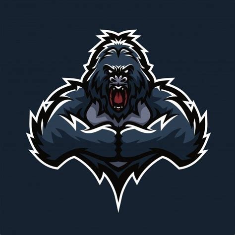 Pin by Haryram Suppiah on Ape, Monkey & Gorilla | Logo illustration ...