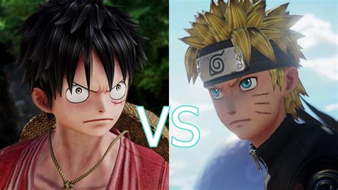 Jump Force - Luffy Vs. Naruto (STRONGEST) - YouTube