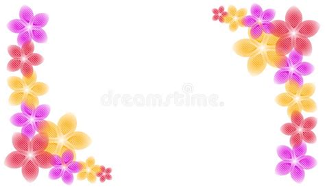 Spring Flowers Corner Piece Borders Stock Illustration - Image: 4008681