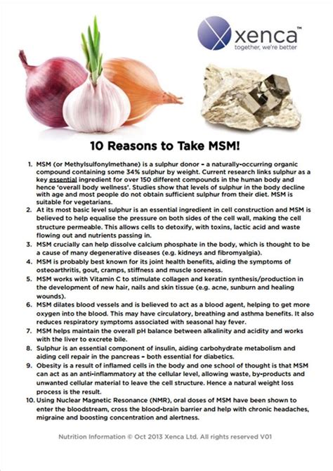 Fascinating benefits of MSM | Health and wellness, Holistic health