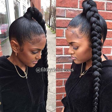 Braided Side Ponytail Side Ponytail Hairstyles, Hair Ponytail Styles ...