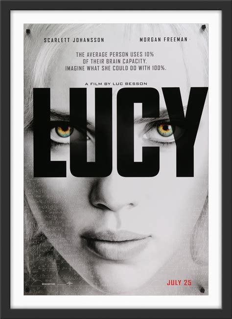 Lucy - 2014 - Original Movie Poster - Art of the Movies