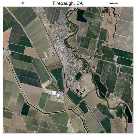 Aerial Photography Map of Firebaugh, CA California