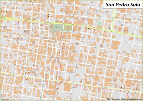 Mapa De San Pedro Sula Honduras Mapas Detallados De San Pedro Sula ...