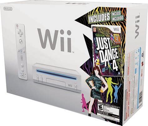 Nintendo Wii Console (White) - Just Dance 4 Bundle