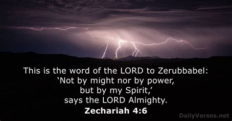 Zechariah 4:6 - Bible verse - DailyVerses.net