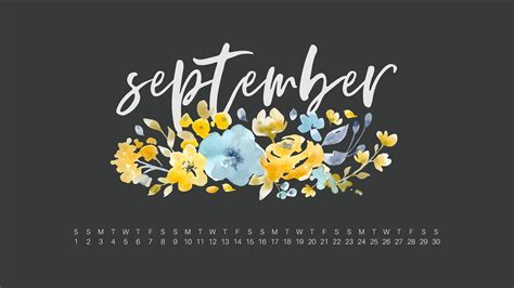 September Aesthetic Desktop Wallpaper