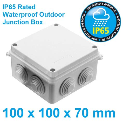 100x100x70mm IP65 Waterproof Outdoor Electrical CCTV Enclosure Square ...