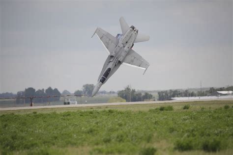 Canadian Air Force CF-18 Hornet fighter jet about to crash at the ...