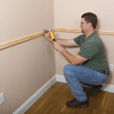 How to Install a Chair Rail Molding