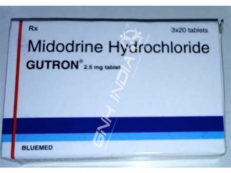 Midodrine Hydrochloride Tablets Cas No: 3092-17-9 at Best Price in ...