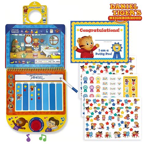 Daniel Tiger Potty Training Reward Chart, Potty Time With Daniel ...