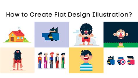 Flat Design Illustration is about uniqueness & creativity