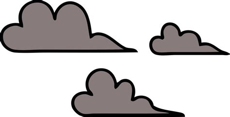 cute cartoon storm cloud 9563928 Vector Art at Vecteezy