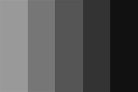 Shades of Gray Color Palette