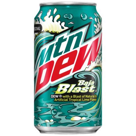 Mountain Dew Baja Blast® Tropical Lime Soda Can, 1 can, 12 fl oz - Kroger