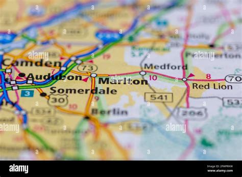 Marlton new jersey map hi-res stock photography and images - Alamy