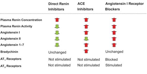 Similarities and differences between direct renin inhibitors, ACE ...