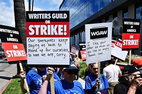 The best signs of the WGA picket line : NPR