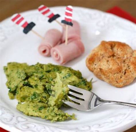 Green Eggs and Ham With Kale or Spinach ⋆ 100 Days of Real Food