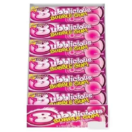 Bubble Gum Bubblicious Gum | individually Wrapped Candy Gum