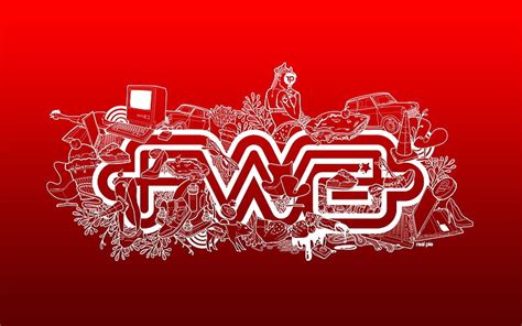 FWA logo, fwa, red, white, inscription, HD wallpaper | Wallpaperbetter