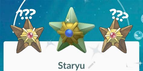 Pokemon GO Glitch Has Cool Effect on Shiny Staryu