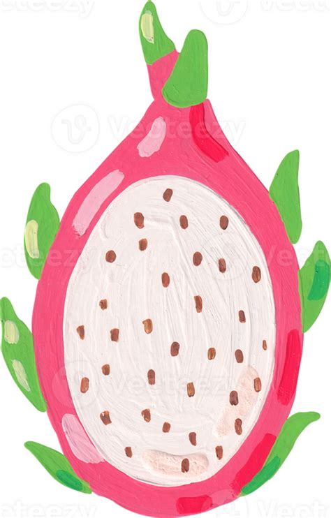 cute dragon fruit sticker clip art 36905398 PNG