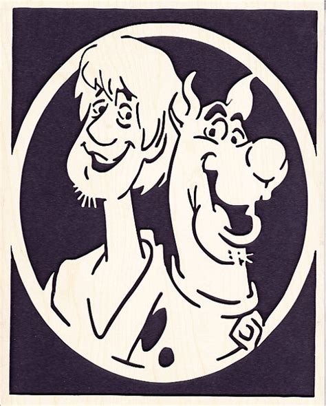 Scooby Doo Wood Portrait | Scroll saw patterns, Woodworking patterns ...