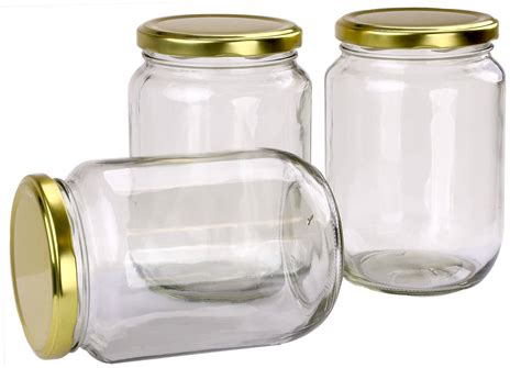 36 Pcs Honey Jars 1kg Size Round Glass Jar With Gold Lid | Free Nude ...