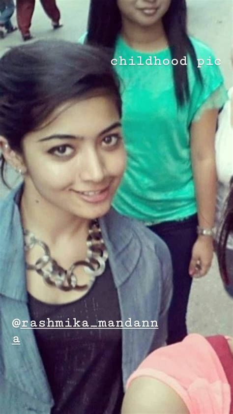 Rashmika Mandanna Childhood Photos Hd | Rashmika Mandanna