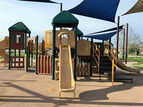 Bumpy slide on the playground for big kids at Orchard Park in Eastvale ...