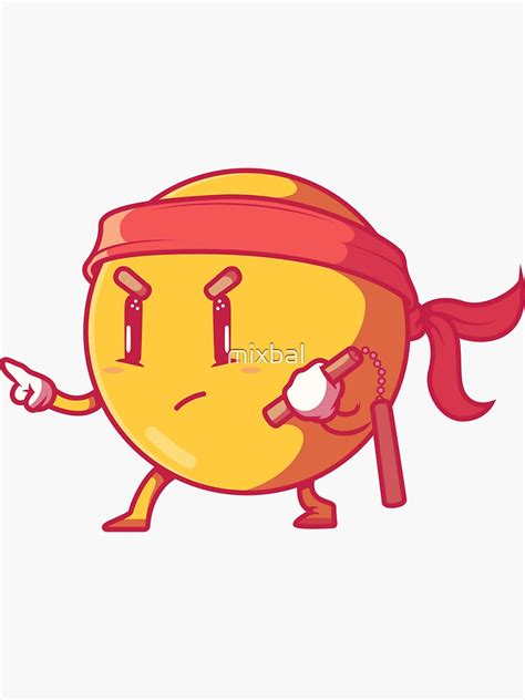 "emoji ninja" Sticker by mixbal | Redbubble