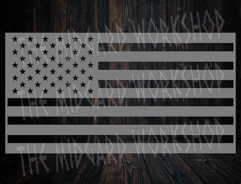 Military flag template dxf svg png eps pdf file nice cut file cnc ...