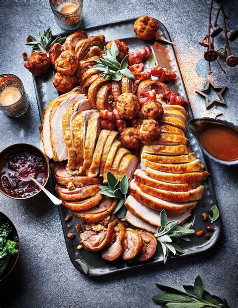 Christmas roast turkey with sage stuffing recipe | Sainsbury`s Magazine ...