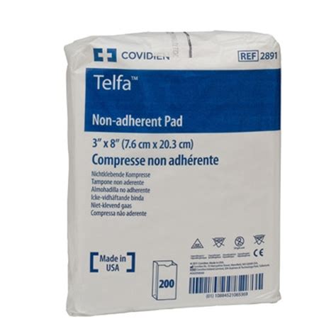 Telfa Non-Adherent Pads Bulk Non-Sterile 3" x 8" 200/bag - Valuemed ...