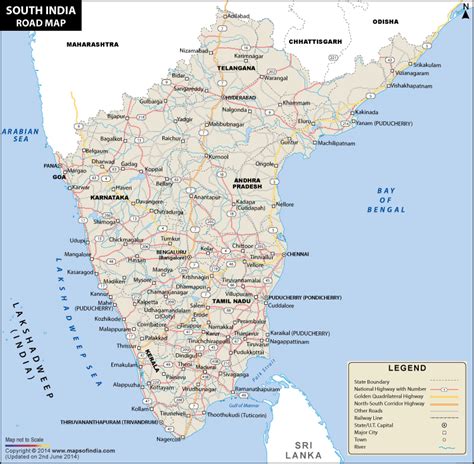 South States Of India Map - Galina Christiane