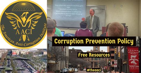 THE AMERICAN ANTI-CORRUPTION INSTITUTE (AACI) ©﻿®: Developing effective ...