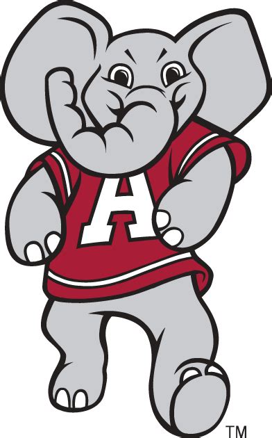 Alabama Crimson Tide Mascot Logo (2001) - mascot Big Al logo | Alabama ...