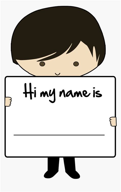 Hello My Name Is Sticker Png Hi My Name Is S - My Name Is ...